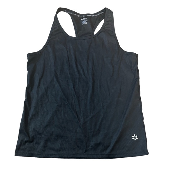 Nine West Tops - Nine West Black Racer Back Active Tank Size 2X